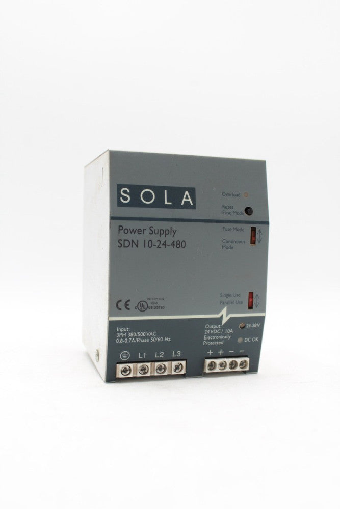 Emerson SOLA SDN 10-24-480 Power Supply