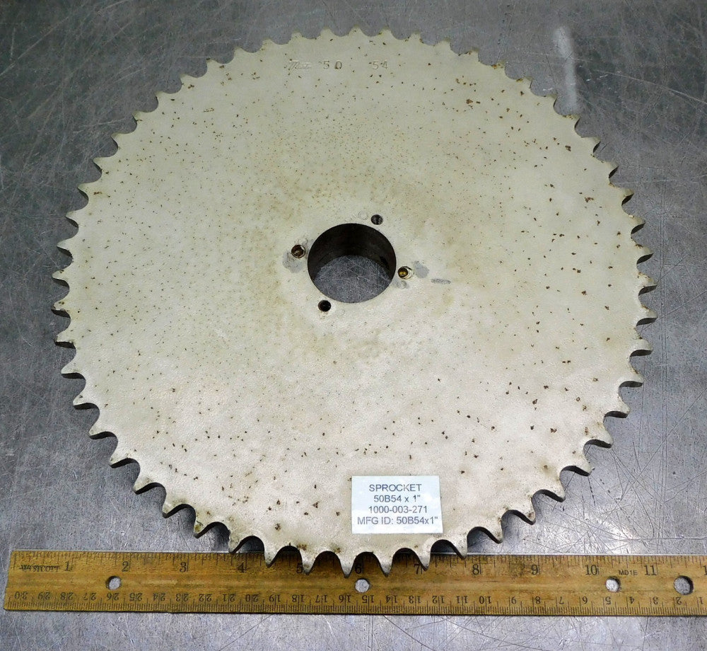 Martin 50B54 Roller Chain Sprocket #50 54 Teeth 1-5/8" Bore