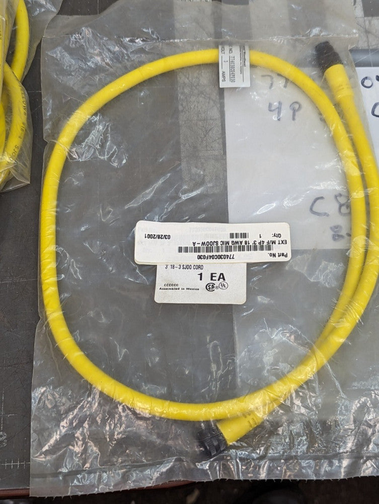 774030C04F030 / 1200730493 Micro-Change 3ft Cord Set 4P Male/Female [C8S2#3