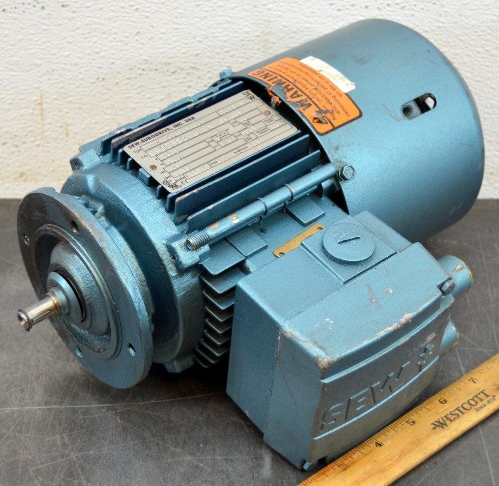 Sew-Eurodrive DFT71C6BMG05HRIS  Electric Motor 1/4 Hp 3ph 460v 1130 Rpm