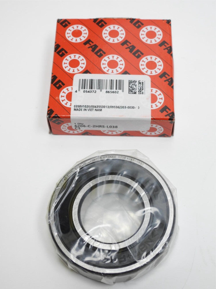 FAG 6206 C 2HRS l038 C3 Deep Groove Radial Ball Bearings Single Row 30x62x16 mm