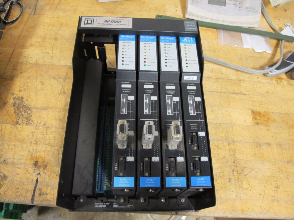 Square D 8030 SY/MAX RRK-100 & 3 CRM-565 1 ATI card  30608-502-61 30618-500-52
