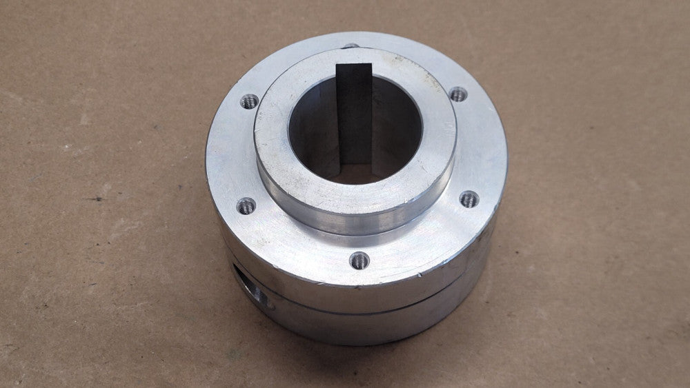 Aluminum Motor Shaft Coupling 42mm ID 100mm OD 63mm Tall