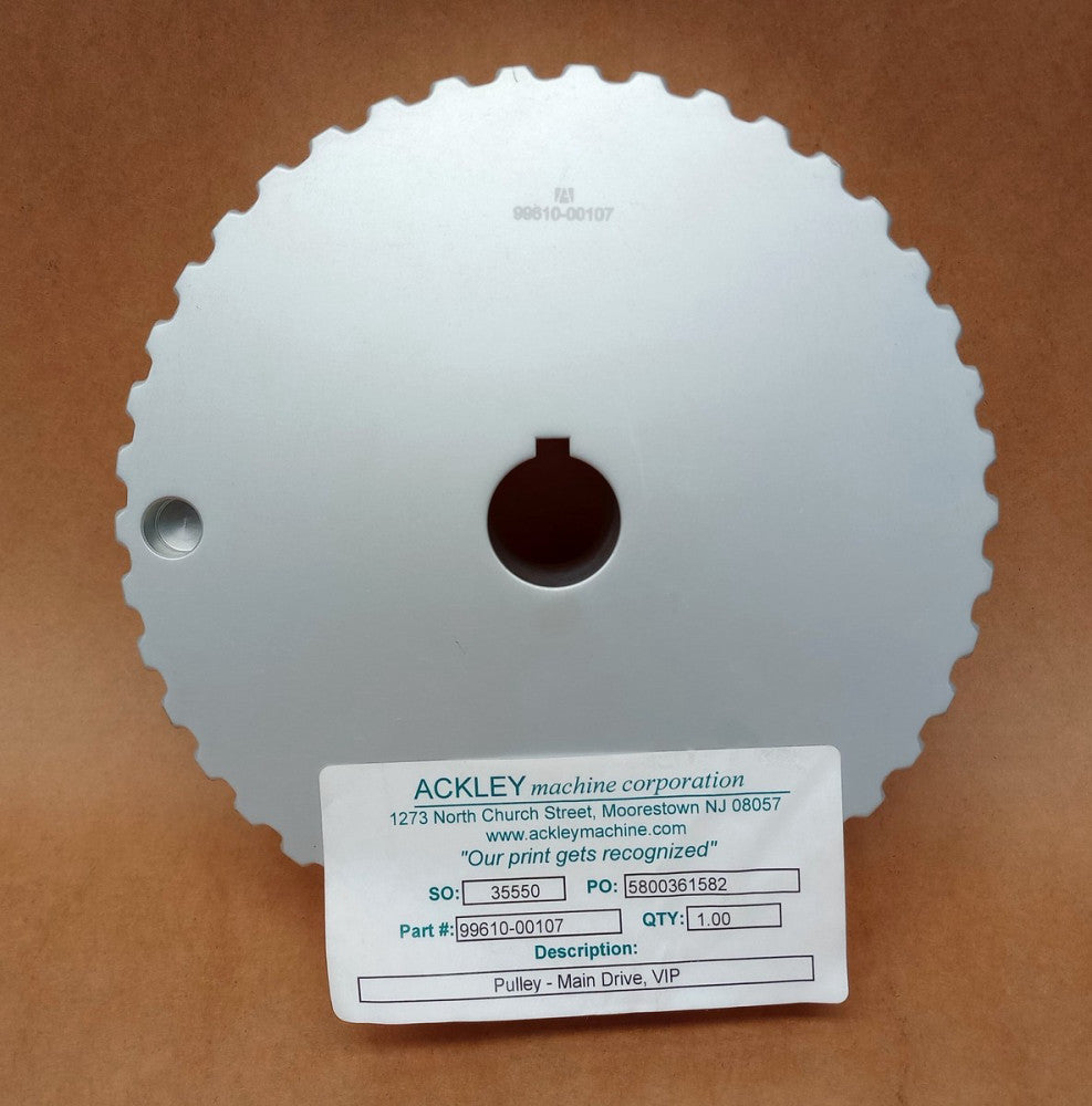 ACKLEY 99610-00107 Aluminum Main Drive Pulley 1" Keyed Bore 1-3/4" Width
