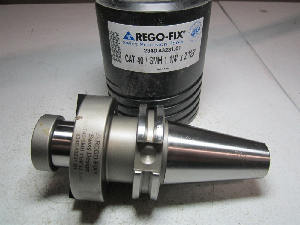 Rego-Fix (2340.43231.01) CAT40 SMH 1-1/4" x 2.125" Chuck Adapter Tool Holder