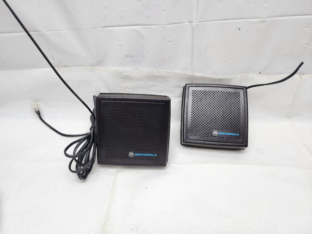 LOT OF 2 Motorola Radio External Speakers HSN6001B