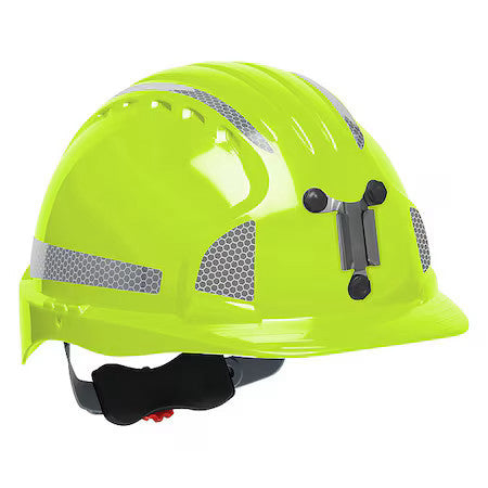 Pip 280-Ev6151mcr2-Ly Hard Hat, Jsp, Hdpe, 6 Point Ratchet, Type 1, Class C, Red