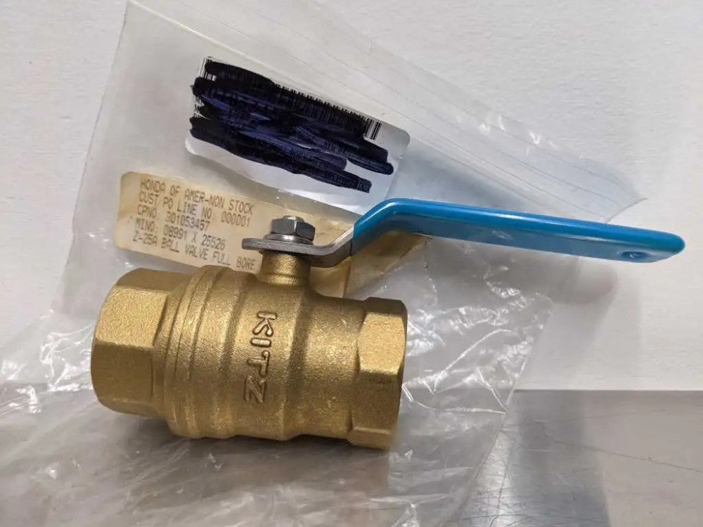 Kitz 600 WOG Z-25A Brass Ball Valve 1 inch 400 PSI