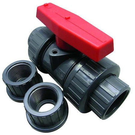 Zoro Select 4Pgd9 3" Socket Pvc Ball Valve Union