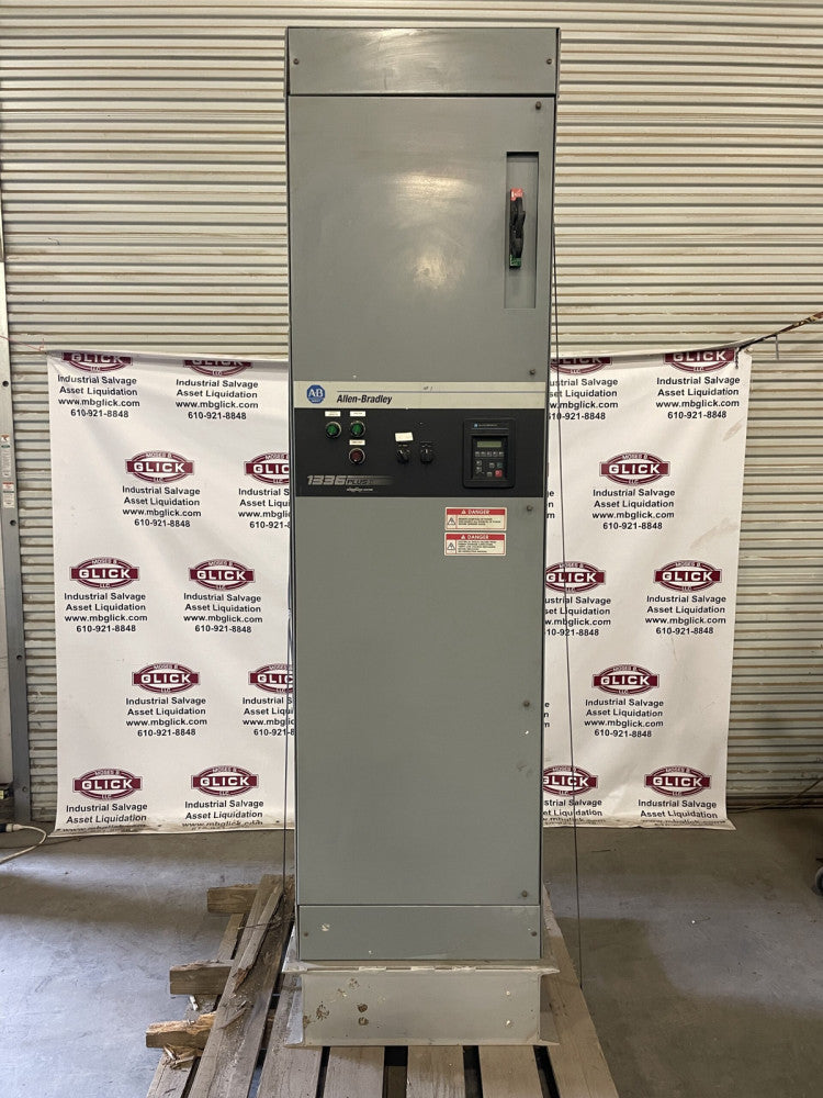 Allen-Bradley 1336F-B100VAJ-CB-CP-D11-D21-HJ2C-M VFD 125HP / 250A Breaker