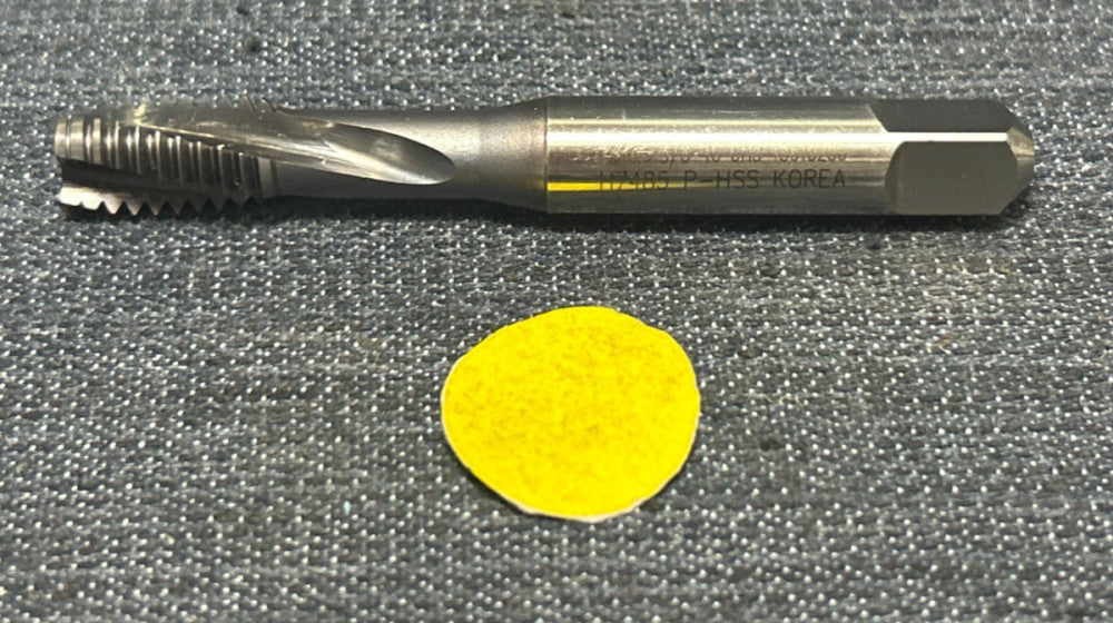 YG-1 P-HSS  BOTTOMING SPIRAL TAP 13615250 3/8-16 GH5  3" OAL