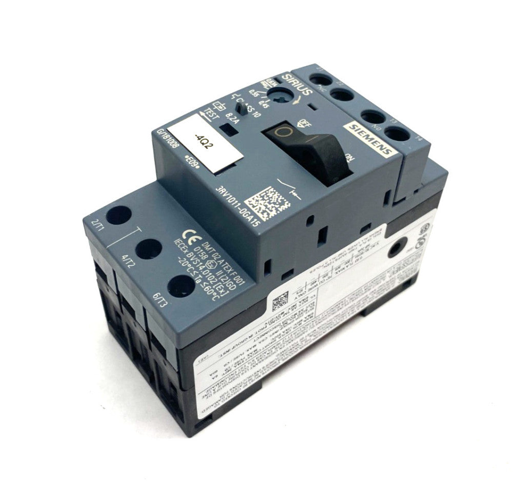 Siemens 3RV1011-0GA15 Sirius Motor Protection Circuit Breaker Class 10