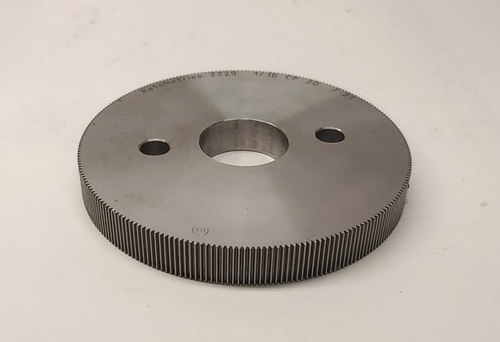 RotoMetrics Z229 Used Drive Gear 1/16 CP 20 7-21 for rotary die