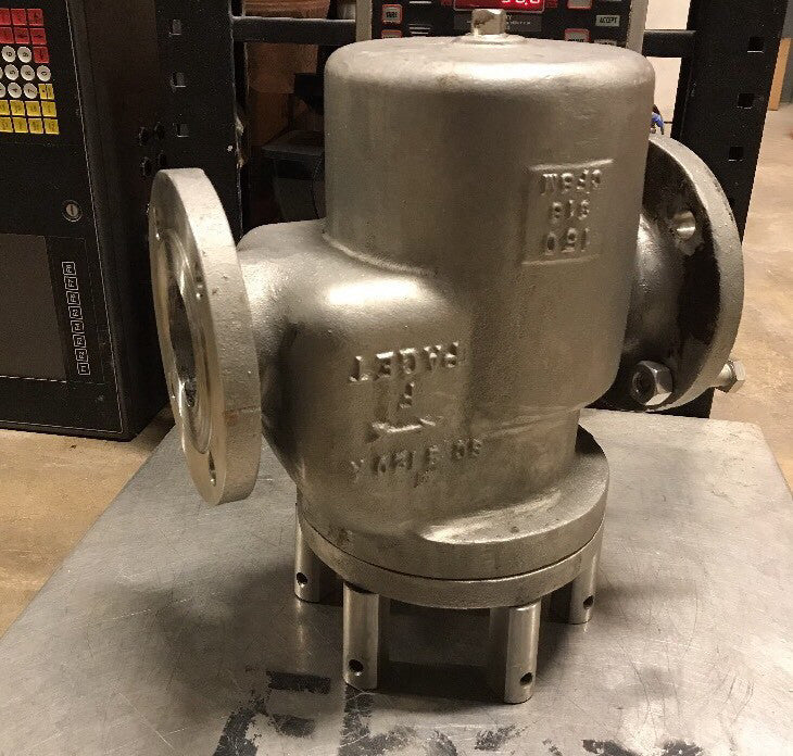 PAGET SELF CLEANING 3" STYLE F 316 STAINLESS STEEL 150# FLANGED STRAINER