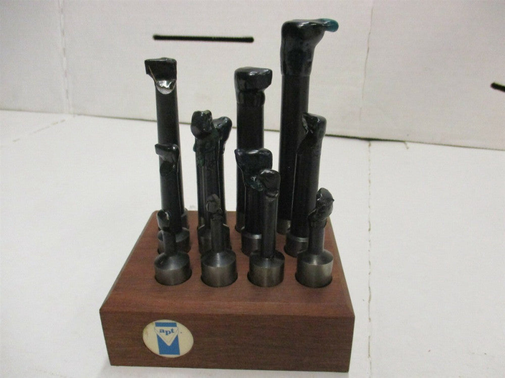 APT PC625 C2 5/16" to 11/16" Diameter Boring Bar Set Carbide Tipped 12 Piece Set