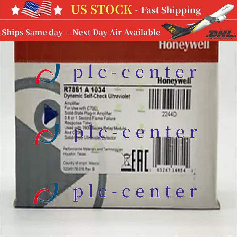 New In Box Honeywell R7861A1034 Combustion controller flame signal amplifier