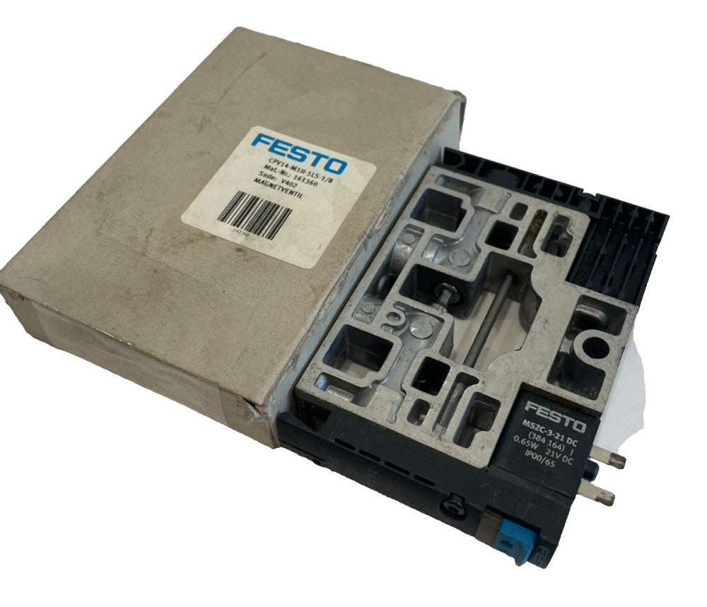 NEW FESTO CPV14-M1H-5LS-1/8 SOLENOID VALVE 161360 CPV14M1H5LS18