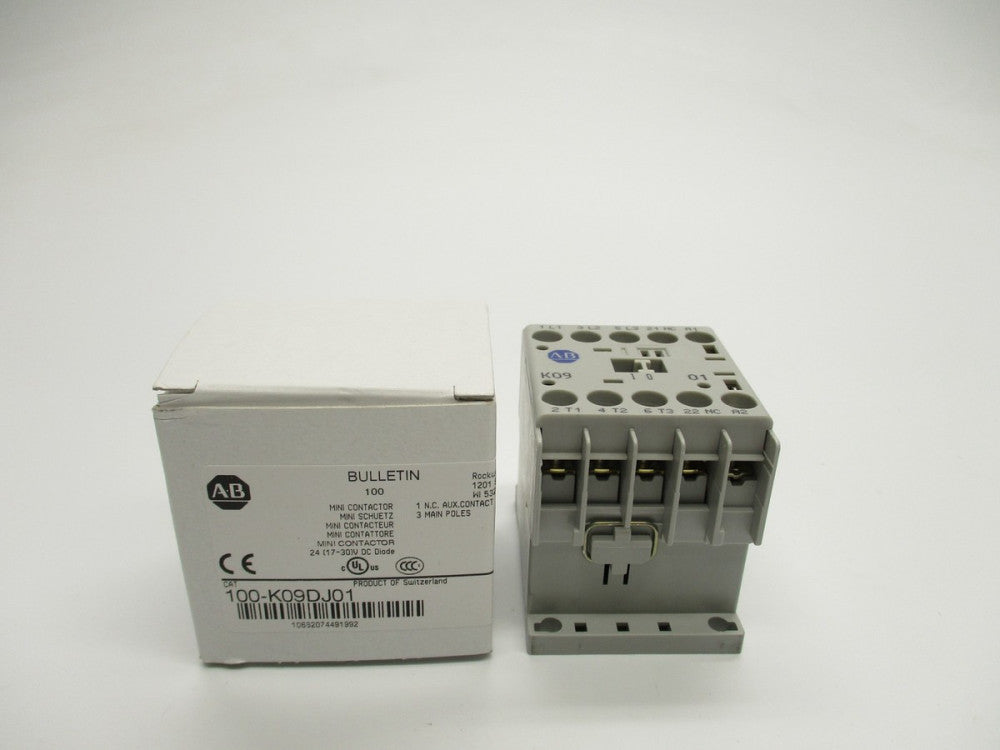 ALLEN BRADLEY 100-K09DJ01 SER. A 24VDC (WH) NSMP