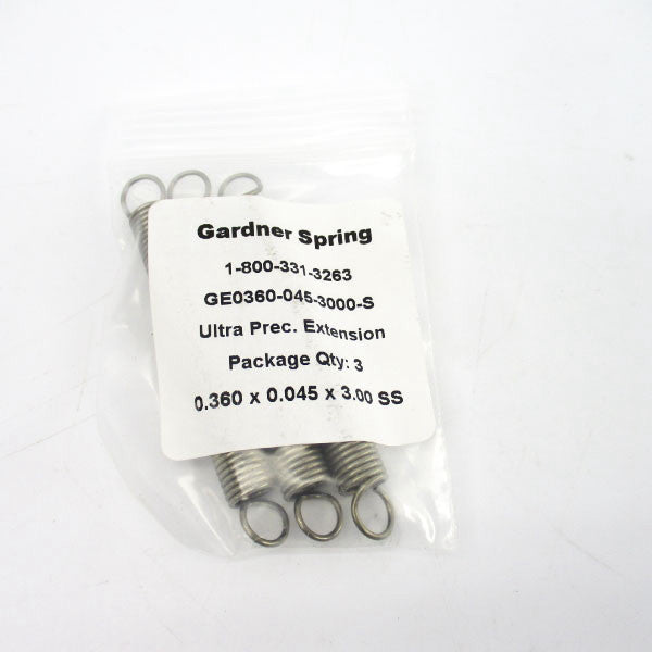 GARDNER SPRING GE0360-045-3000-S (PKG OF 3) NSMP