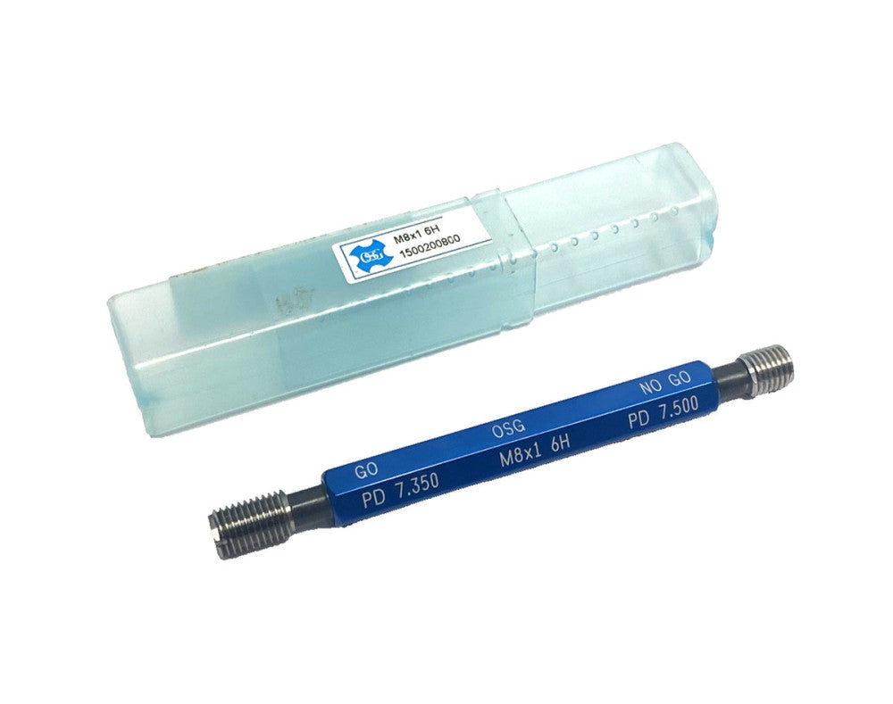 OSG 1500200800 Thread Gage M8 x 1 .00 6H Double End Go/No-Go