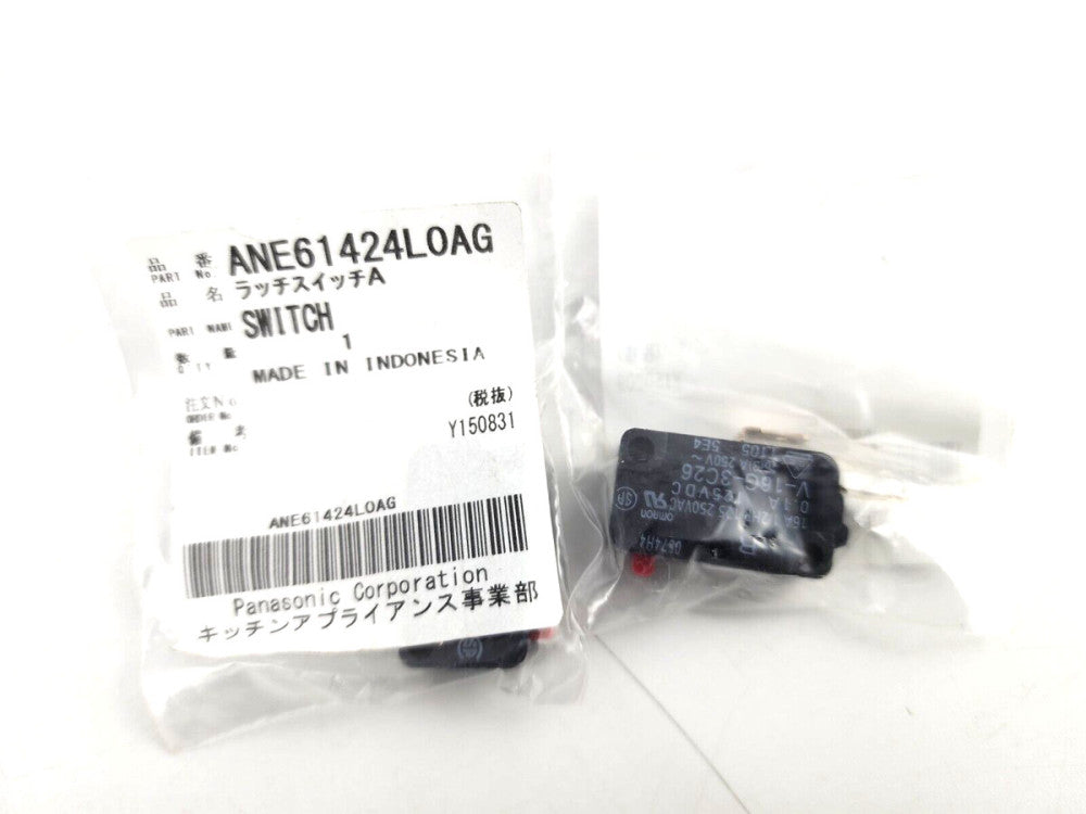 2pcs Genuine Panasonic Microwave Latch Micro Switch ANE61424L0AG
