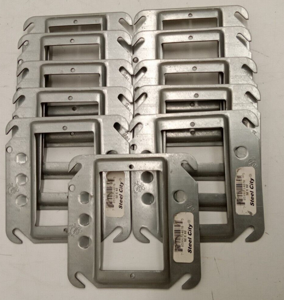 Steel City Electrical 52-C-62 Outlet Raised Cover 4" x 1/4"  (Lot Of 11)