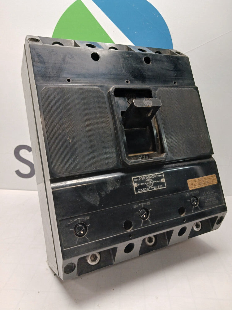 I-T-E ET-5917 225 AMP CIRCUIT BREAKER 3 POLE 600 VAC