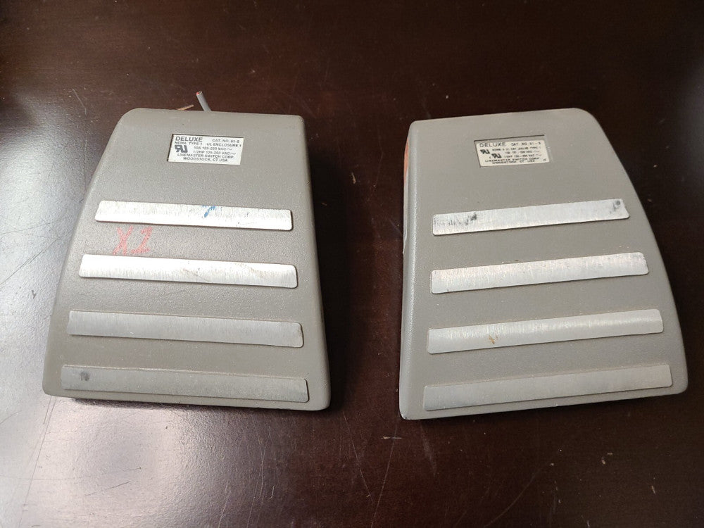 Lot Of 2 Linemaster 81-S Foot Switches