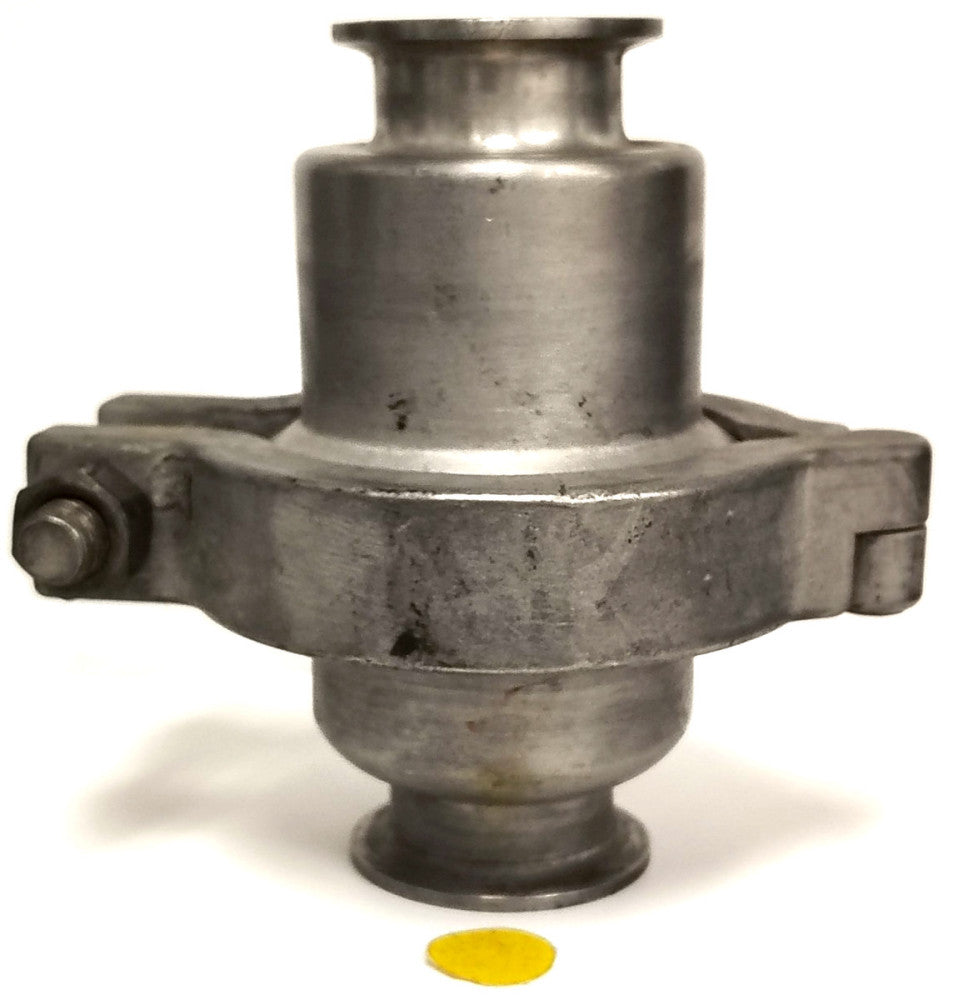 SANITARY CHECK VALVE 1-1/2" VERTICAL SPRING STAINLESS STEEL
