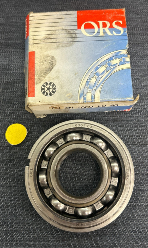 ORS DEEP GROOVE BALL BEARING W/SNAP RING 6307 NR C3   35MM X 80MM X 21MM