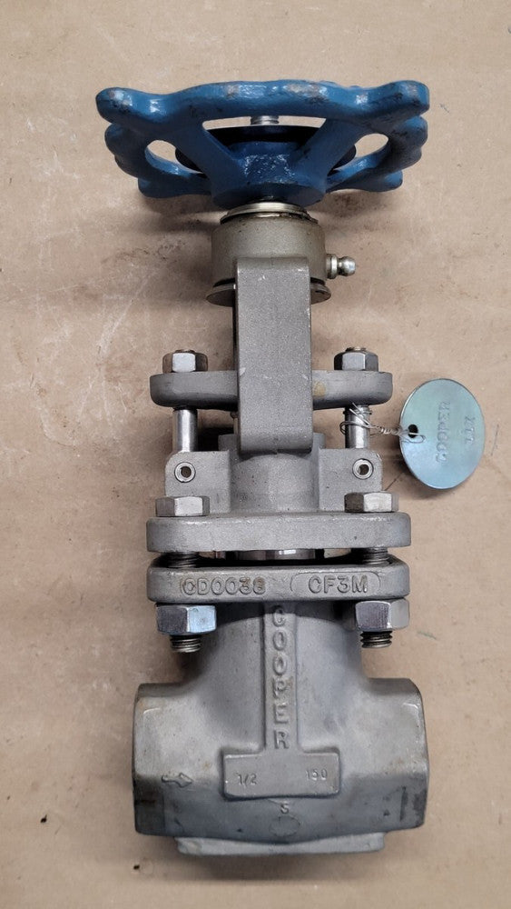 NOS Cooper Texsteam V51SL6TTAA 1/2" CF8M Stainless Steel Globe Valve 275CWP