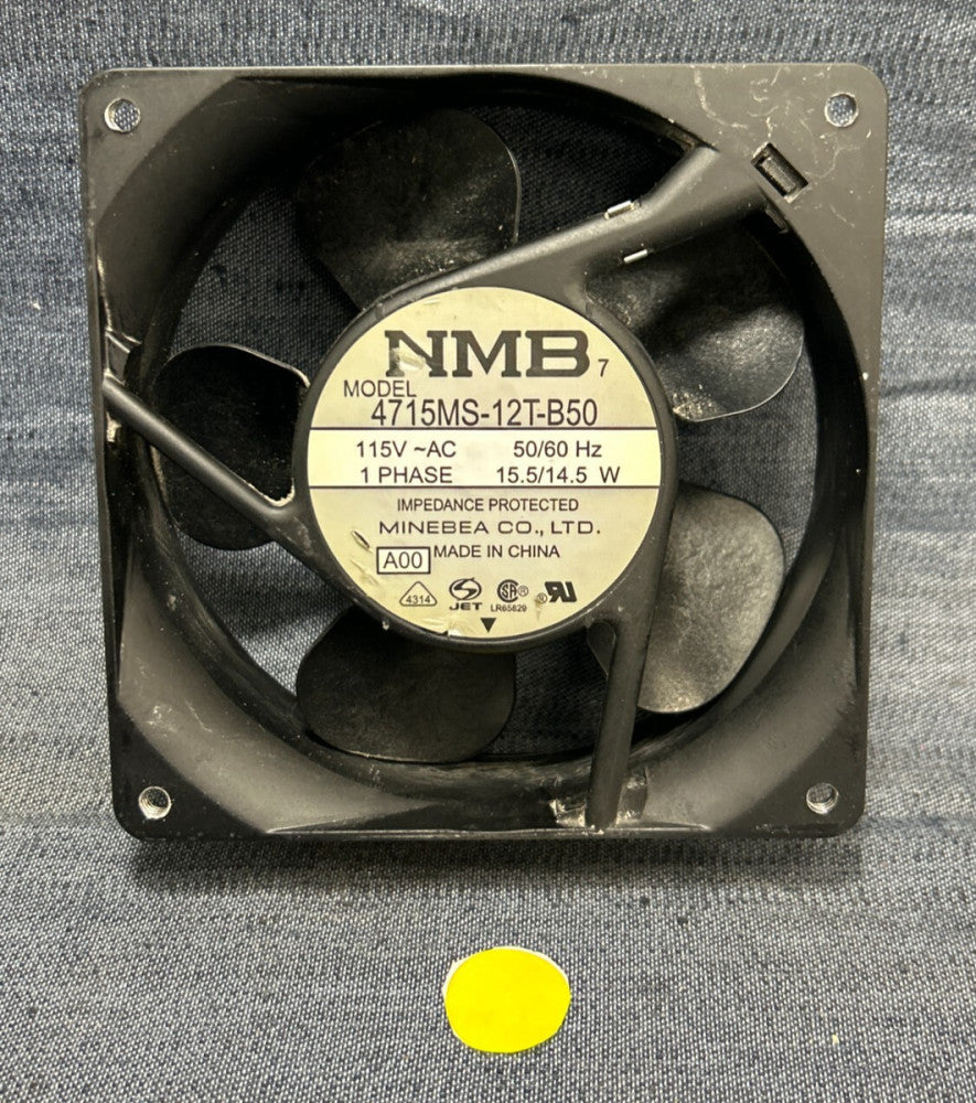 NMB SINGLE PHASE COOLING FAN 4715MS-12T-B50  115V  50/60 HZ  15.5/14.5W