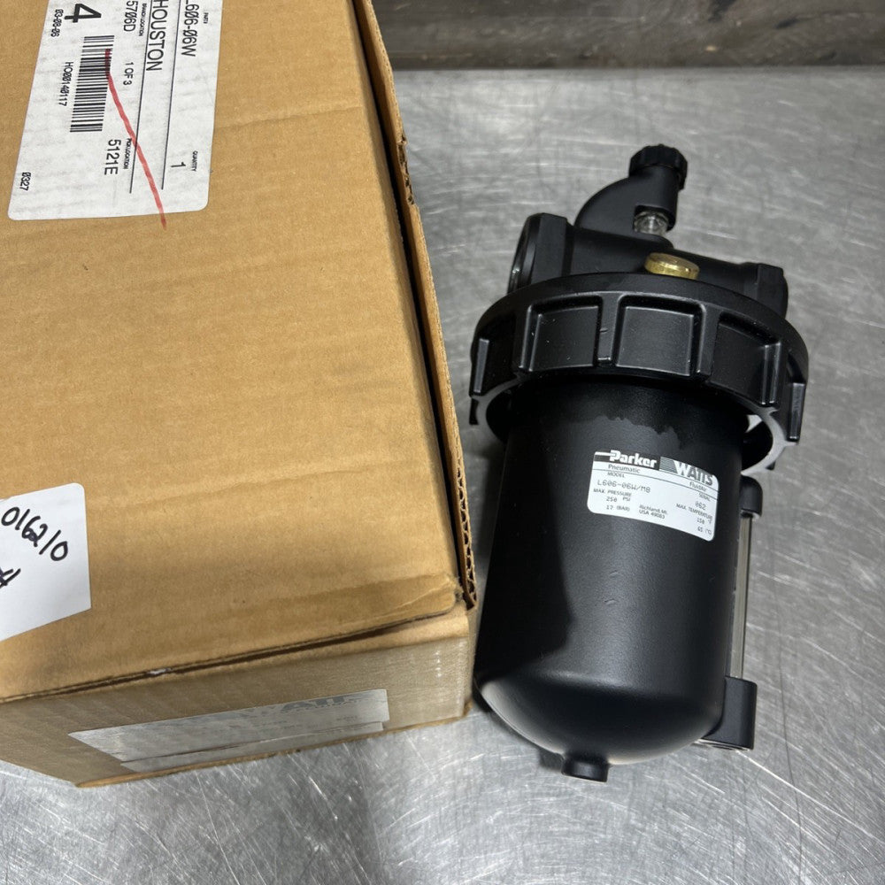 Parker L606-06W/M8 Air Line Lubricator 250 PSI 17 Bar L606 Nos Surplus