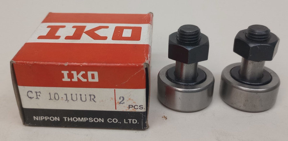 IKO CF101UURNoZerks Cam Follower 26mm Roller OD 12mm Width 10mm Stud (Pack of 2)