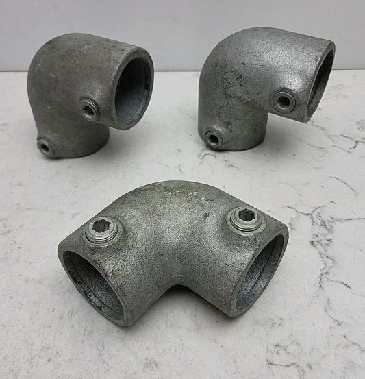 3 Pk Kee Safety 15-8 Kee Klamp Structural Slip-On 90 Degree Elbow For 1-1/2" Dia