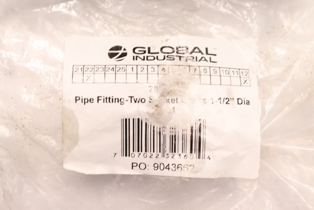 Global Industrial Two Socket Cross Pipe Fitting 1-1/2" 798745