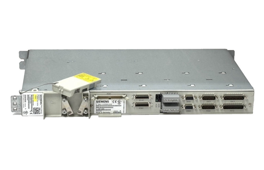SIEMENS 6SN1118-0DM33-0AA2 CONTROL LOOP BLOCK W/ POWER MODULE 6SN1123-1AB00-0AA2