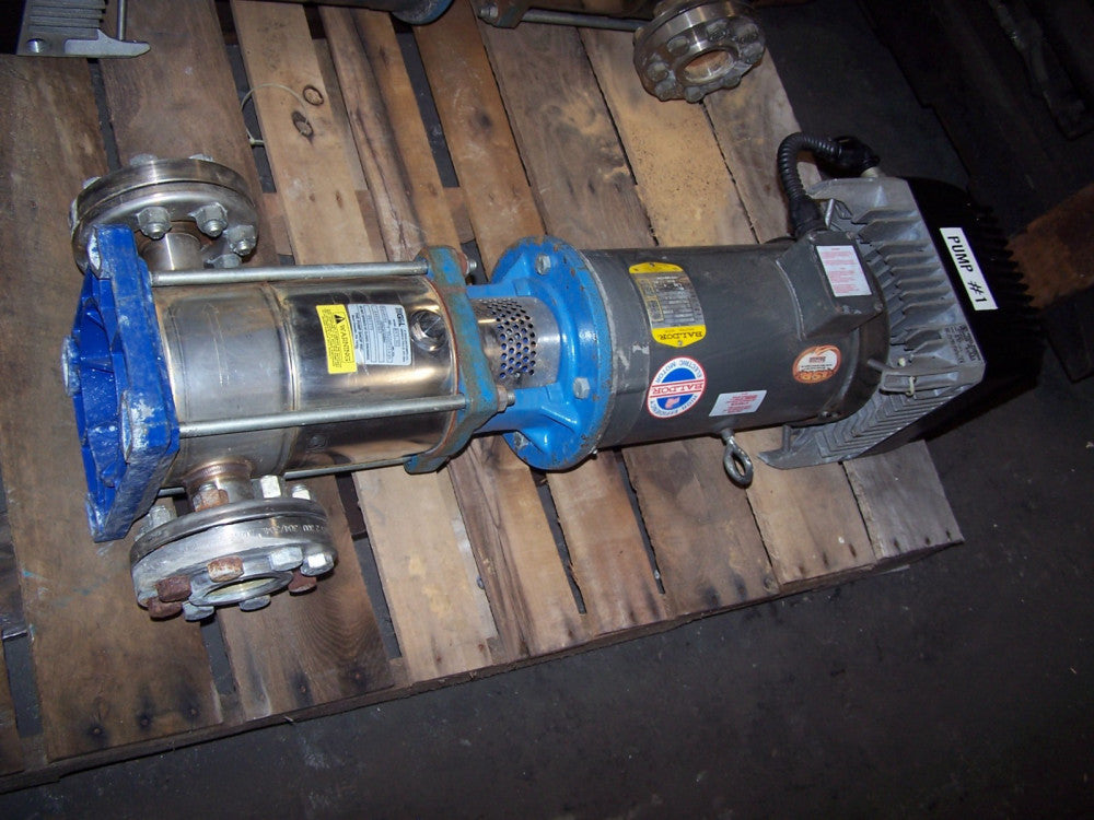 GOULDS 7.5 HP 3 MULTI-STAGE PUMP A4SVB030 WITH AQUAVAR VFD 3.5 2501321  460 VAC 