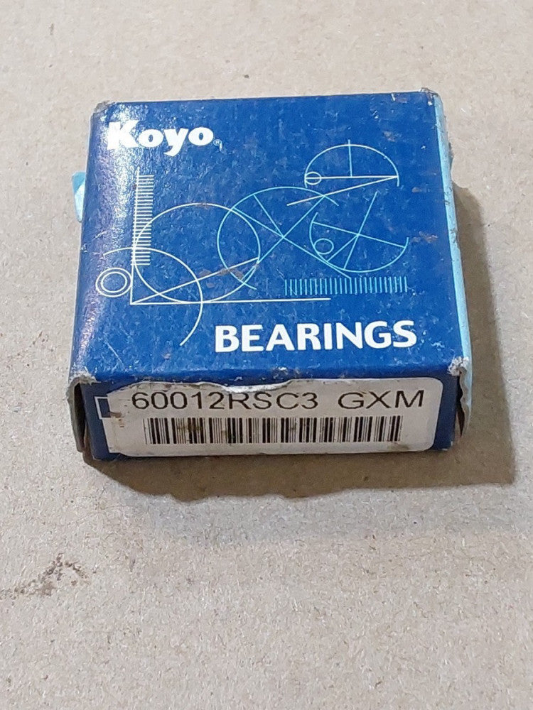 NEW KOYO 60012RSC3 BALL BEARING 1/2" BORE