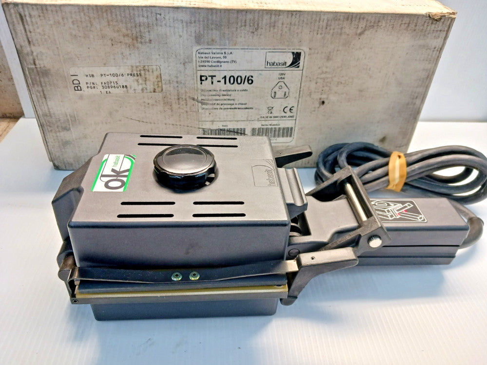 New Habasit PT-100/6 Hot Pressing Device Thermofix Belt Joining up to 100mm