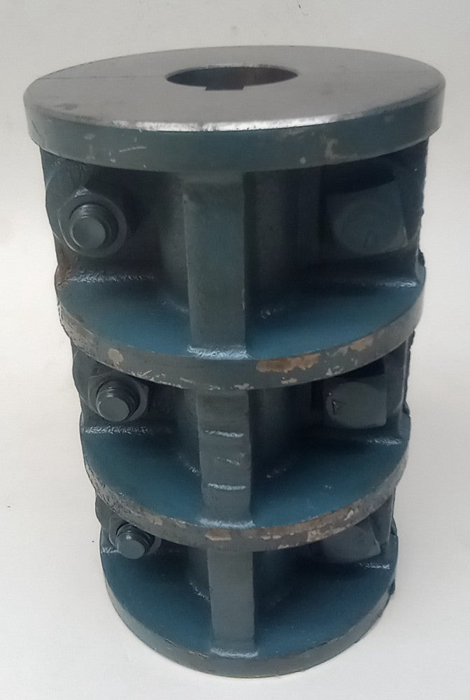 McMaster Carr Type 6417K22 Shaft Coupling Bridge 1-3/8" Shaft Dia 7-1/8" OL