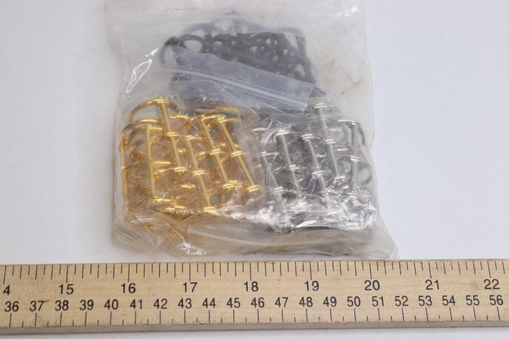 Mardatt Ring Binders Book Snap Split Hinged Metal Gold/Silver/Black 20mm â