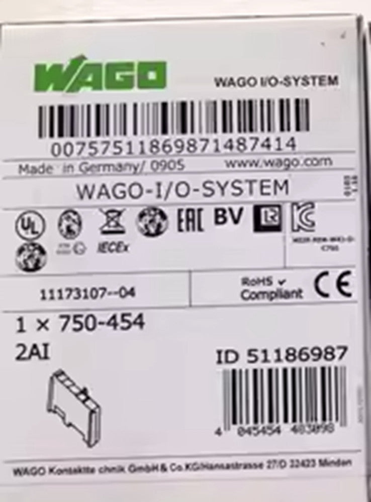 NEW WAGO 750-454 module