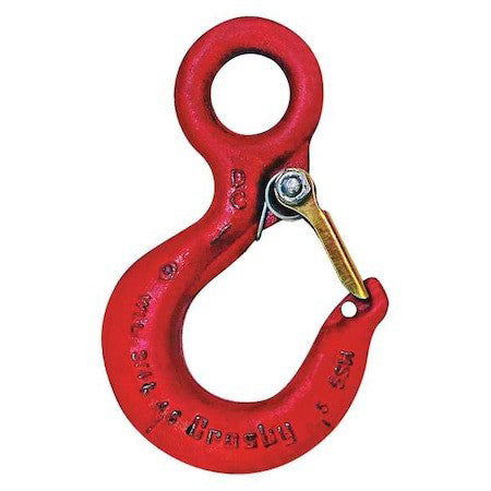Crosby 1022293 Eye Hook,Carbon Steel,30,000 Lb.,Red