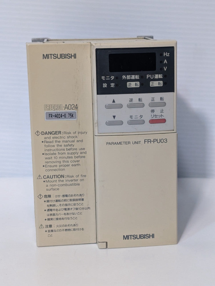 Mitsubishi Freqrol-A024 FR-A024-0.75KP Inverter Parameter Unit