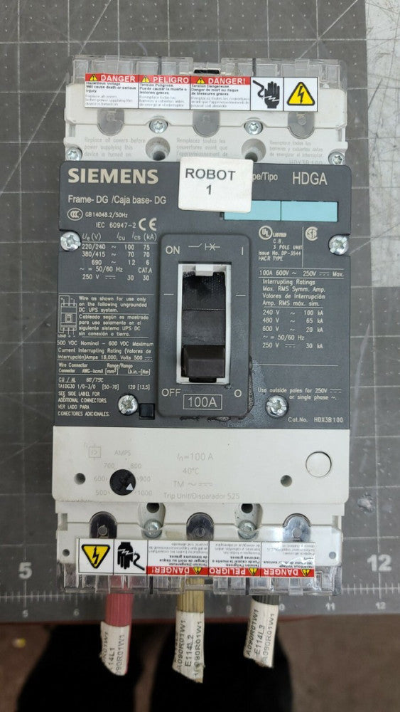 Siemens VL2110-2KN30-0AA0 HDX3B100 100 Amp Molded Case Circuit Breaker [D3S4]