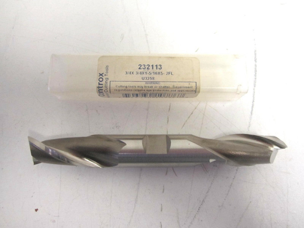 CONTROX (232113) 2F HSS 3/4 x 1-5/16 x 5 Double End Mill New