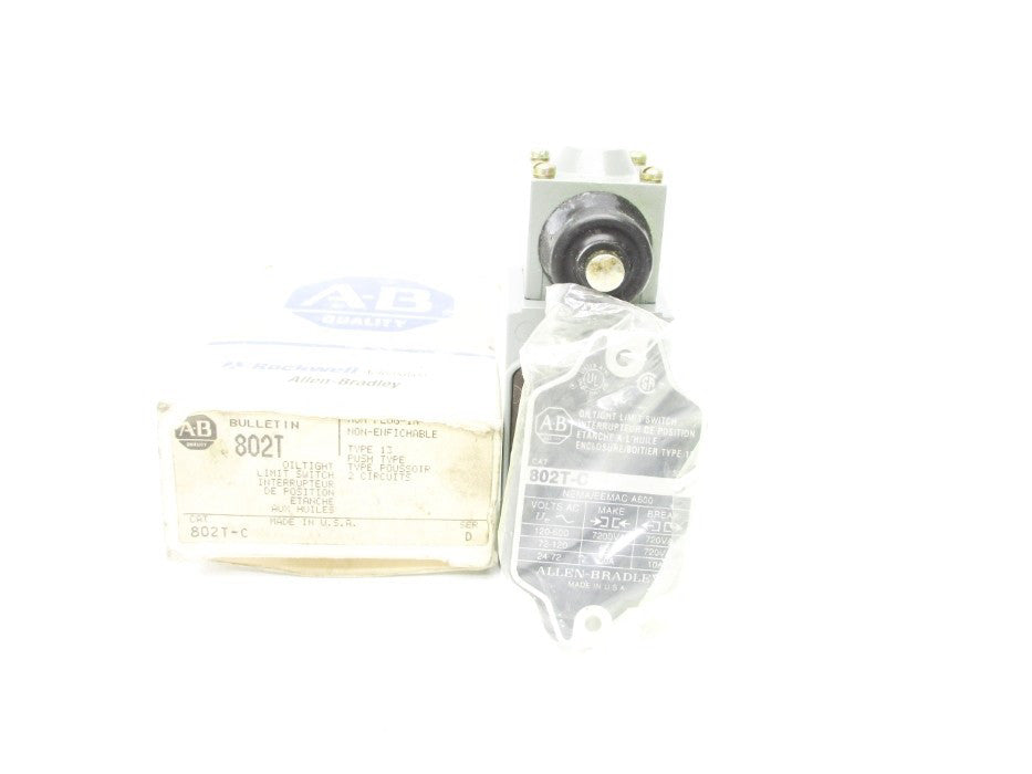 ALLEN BRADLEY 802T-C SER. D (GY/BL) NSMP