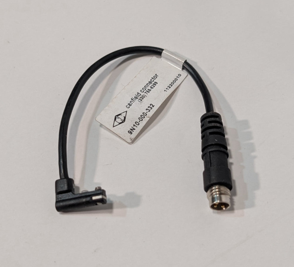 Canfield Connector 9N10-000-332 Sensor Cable, 5-28VDC, 0.2A, 4.8 W Max, Black