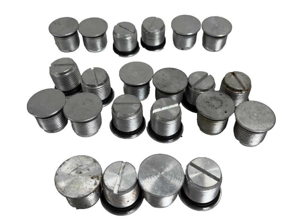 FULLY THREADED MALE PLUGS 1"-14 X 1"  **LOT OF 22**